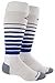 adidas Team Speed Soccer Sock, White/Cobalt, Small