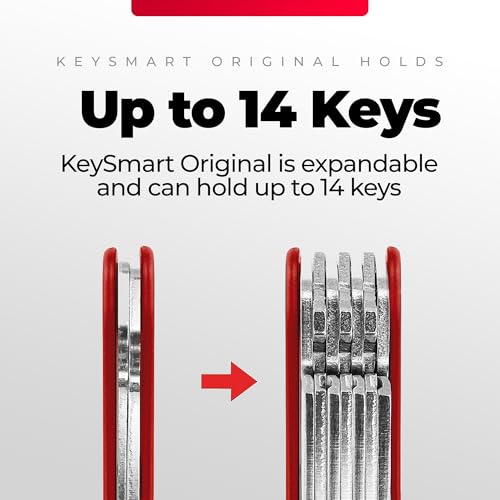image for KEYSMART Key Holder for Keychain - Compact Key Organizer for Key Chain