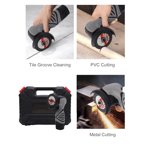 Mini amoladora angular inalámbrica de 15000 RPM para pulir y cortar con alta precisión 7