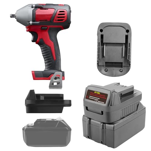 TPDL MT18ML Adapter for Makita Battery for Milwaukee 18V Power Tools, Battery Converter Fit for Makita 18V Lithium Batteries, Work for Milwaukee for M18 MAX Cordless Tool