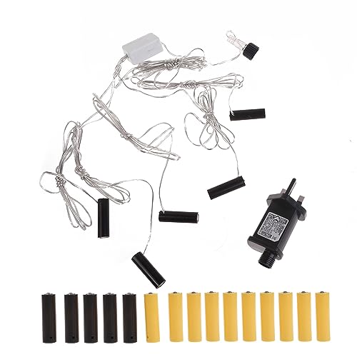 Angelluck - Angelluck 5 in 1 AA/AAA Battery Eliminator 4.5V and 3V, Transformer Accessory with plug For Various Electronic Candles Electric Toys and Lights (AA)