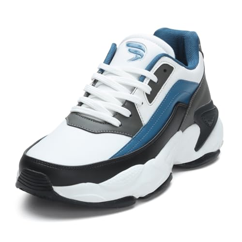 Image of FIELD CARE Fusion Casual Athletic Chunky Stylish Outsole Comfort Lace-Up Sneakers.