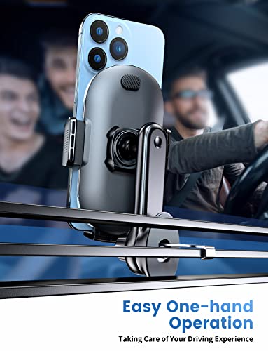 eSamcore Car Vent Phone Mount, Car Phone Holder Mount with Swing Arm Air Vent Clip Car Mount Cell Phone Holder Car for iPhone 12/13 Pro Max & All 4.7" - 6.9" Android Smartphone