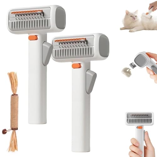 Peine de aseo para mascotas ideal para el baño y la limpieza del subpelo en perros de pelo largo