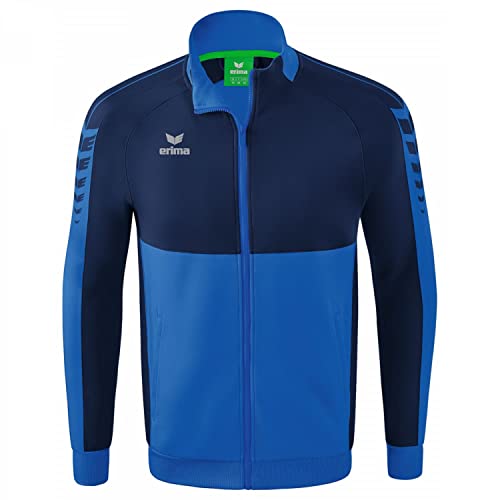 Chaqueta erima Six Wings unisex tipo worker en color negro para entrenamiento