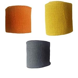 KVR Natural Burlap Jute Fabric Wedding Events Party and Home Décor Twin Best Art Craft Christmas Gardening Application…