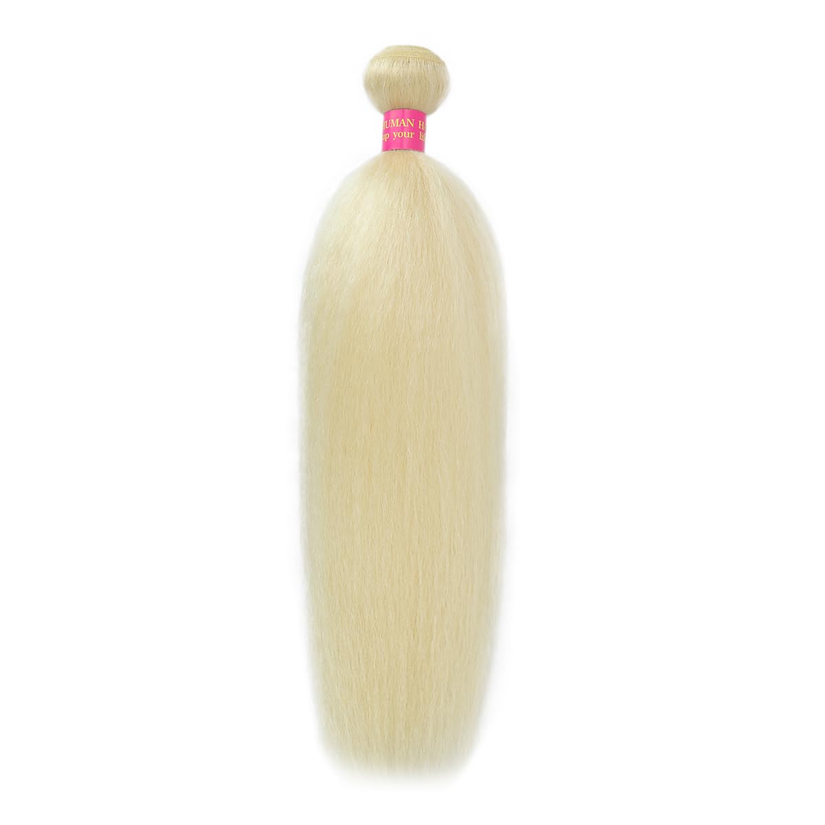 Kinky Straight Brazilian Human Hair Bundles - Unprocessed Yaki Hair