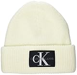 Nicht zutreffend Calvin Klein Damen Beanie WL Hut, Bright White, Einheitsgröße