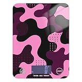 Design portatile: dotato di un'area di pesatura di 19,5 cm x 14,5 cm, la dimensione appropriata gli offre una piattaforma sufficiente per pesare vari ingredienti senza occupare troppo spazio sul banco da lavoro. La cucina digitale della bilancia alimentare può anche essere facilmente conservata negli spazi vuoti dei cassetti o negli angoli dell'armadio dopo l'uso, mantenendo la cucina ordinata in ogni momento.