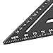 DANAIXZ Professional Aluminum Alloy Triangular Angle Ruler Protractor Engraved High Precision Measuring Tool for Woodworking Mechanical Engineering Industrial Use 150mm 300mm (150MM)