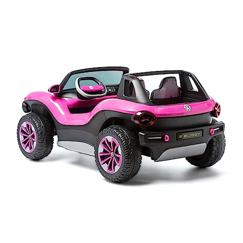 ATAA Volkswagen E-Buggy Doppeltsitzplatz -Pink,12V,Elektro-Auto für Kinder mit Fernbedienung,mit 2 Sitzplätzen,Federung an Allen 4 Rädern und Kunstledersitze – Bild 6