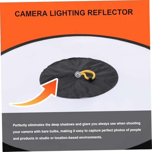 Difusor reflector para flash de cámara luz anular portátil con bolsa 6