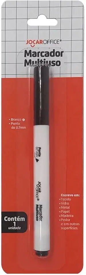 Pincel Marcador, Leonora, Permanente, Acrílico Branco