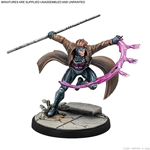 Marvel Crisis Protocol Gambit and Rogue extension jeu de figurines d'affrontement tactique