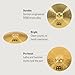 Meinl 16” Crash Cymbal – HCS Traditional Finish Brass for Drum Set, Made In Germany, 2-YEAR WARRANTY (HCS16C)