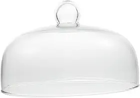 OUNONA Capa de vidro para bolos, biscoitos, lanches, cozinha, festa, buffet