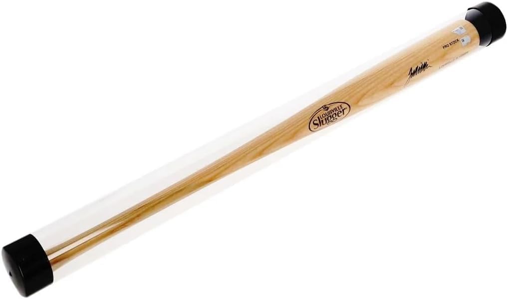 BCW Baseball Bat Case | High Clarity Extruded PETG with Black Rubber End Caps | Protects & Stores Collectibles | 2.75" x 36" - 4ct