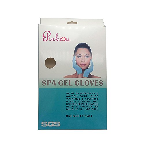 Gel Spa Gloves Pinkiou Soften Skin Moisturizing Treatment Hand Mask Care Gloves best gift for her (gloves, pink)