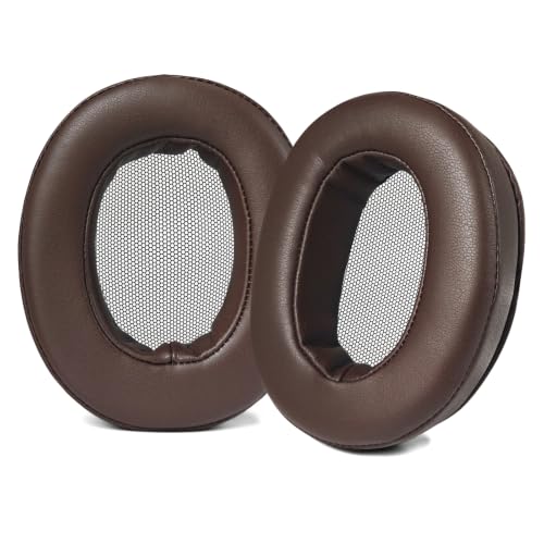 Replacement Ear Pads para Sony MDR-1A/ MDR-1ADAC Auriculares - Marrón | Ajuste para Sony MDR-1A/ MDR-1ADAC/ MDR1A, Cuero Proteico Premium, Almohadillas de Espuma con Memoria, Confort Ajustado, Instalación Fácil miniatura 1