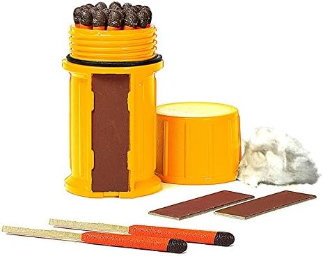 UCO Stormproof Survival & Emergency Matches Kit 25 Matches and 3 Strikers New