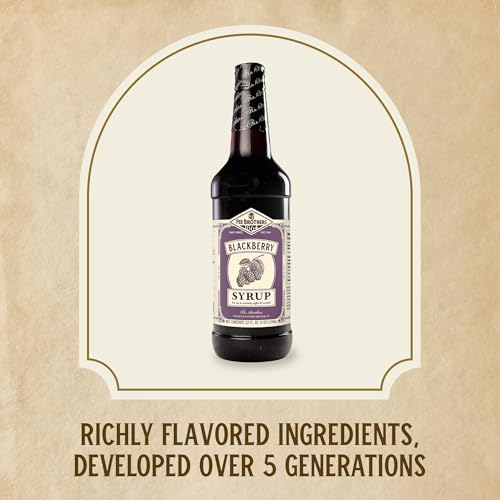 Image of Fee Brothers Blackberry Flavored Syrup, 32 fl oz (1 Quart)