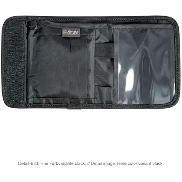 Tatonka Euro Wallet RFID B — кошелек с RFID-блокировкой и сертификатом TÜV — вмещает 4 кредитные карты — с окошком, кармашком для монет и дополнительным карманом на молнии — защищает от