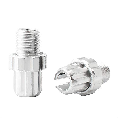 Aleoed Black/Silver Bicycle M10 Brake Cable Handle Lever Adjusting Screws Fastener Bolt 10Mm Brake Accessorie For Mountain Road Bike Mtb (Silver) #TOP5