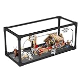 Figures Display Box for LE-GO for 76208 The Go-at Boat Acrylic Dustproof Transparent Custom Display Case (No Model) (Door-openable model) - Image 1