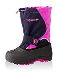 Trollkids Kinder Winter Stiefel Telemark, Marineblau/Magenta, Größe 37 EU
