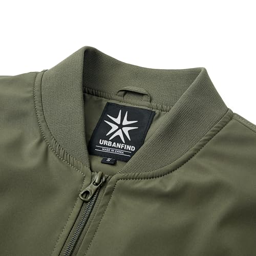 Image of URBANFIND Men's Bomber Jackets Casual Lightweight Windbreaker Fashion Spring Fall Coats