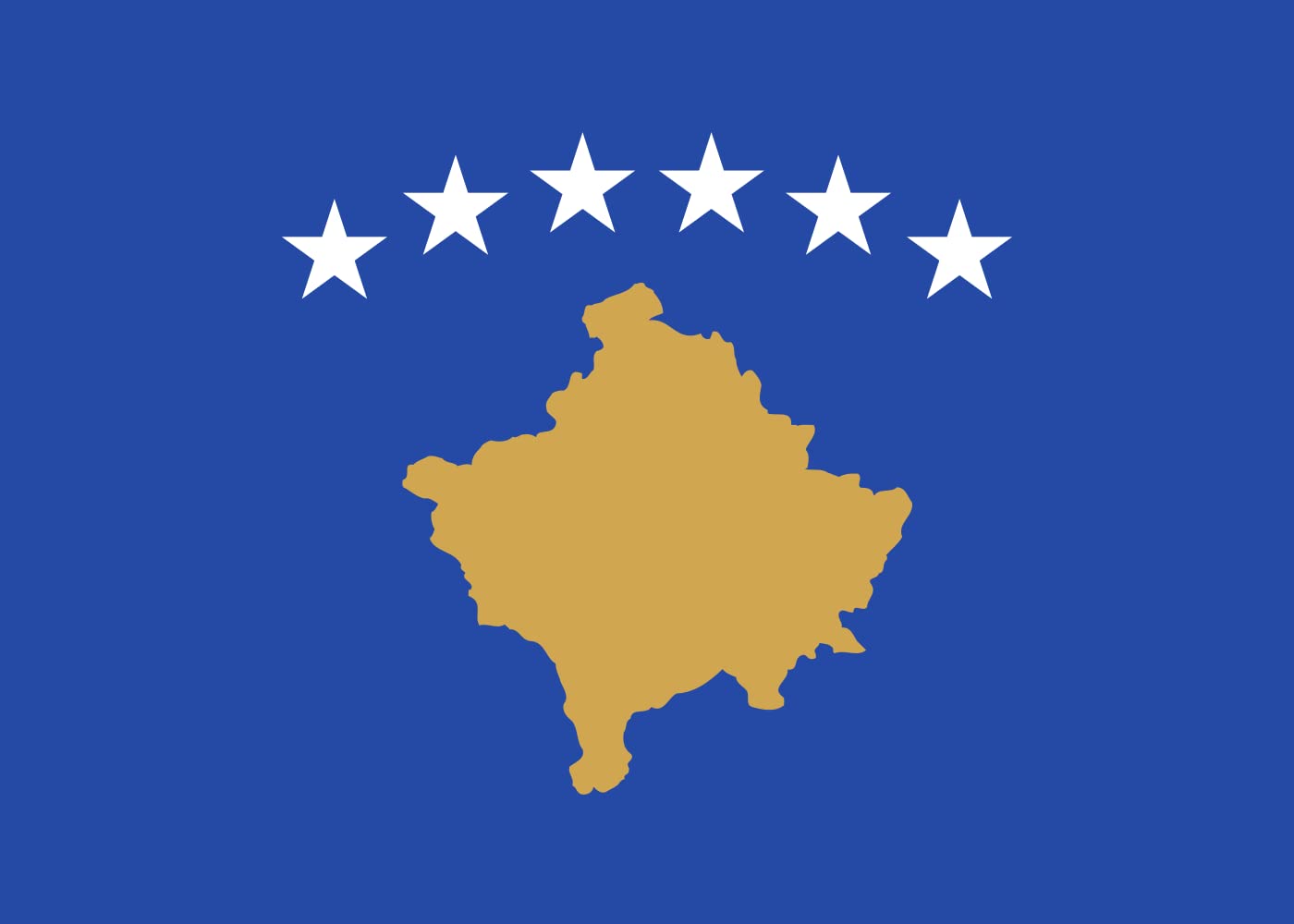 Drapeau Kosovo 100x150 grand drapeau paysage 1.5m2 extérieur