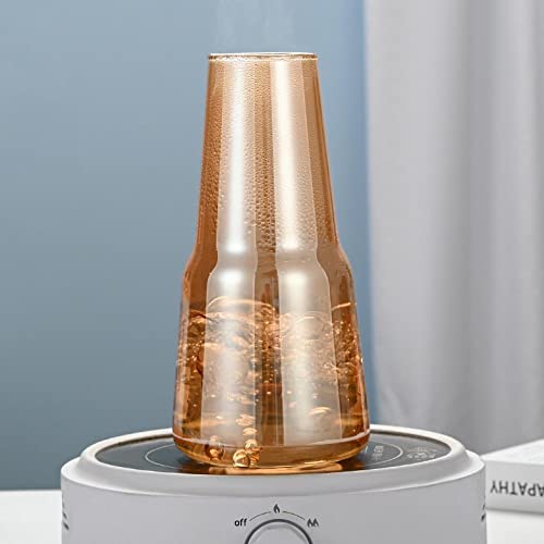Sizikato juego botella y vaso vidrio borosilicato 26 oz miniatura 5
