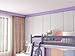 YENHOME Purple Removable Wallpaper Border Peel and Stick for Bathroom Walls Self Adhesive Wallpaper Borders 3