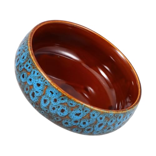 BAZEITFLOW Maceta De Cerámica con Forma De Flor De Loto, Macetero Sin Agujero, Maceta De Lirio De Agua, Maceta De Flor De Loto, Maceta Hidropónica, Maceta Redonda De Cerámica para Flores