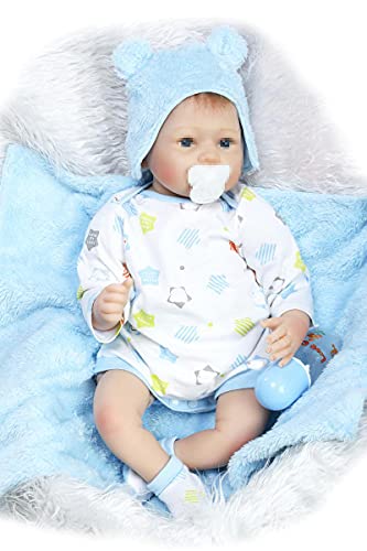 iCradle Reborn Babypuppen, 55,9 cm, Neugeborenen-Babypuppen, handgefertigt, Reborn Boy Puppen, Vinyl