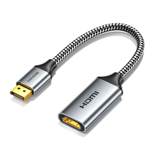 Adaptador SAMZHE DisplayPort 1.4 a HDMI 2.1 8K 60Hz miniatura 1