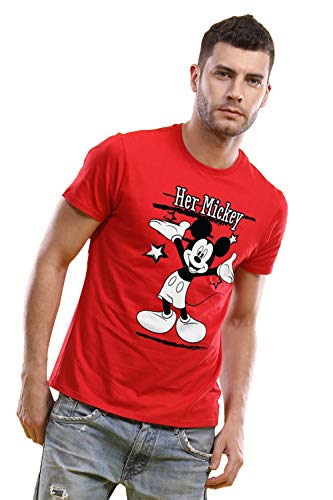 Image of Bon Organik Her Mickey His Minne Disney Tees for Couple