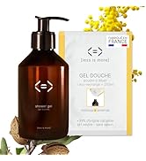 LessisMore,GelDoucheNaturelenPoudreàDiluer,Mimosa/Amande,sansSLS,sansSavon,KitBou...