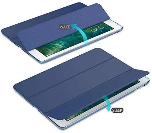 Image of Mcart Flip ipad Cover iPad 9.7 case 2018 /2017 5th ipad case 6th Generation Tifold Navy Blue