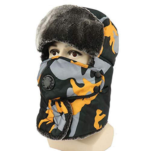 Casquette de ski trappeur camouflage pour affronter le gel