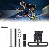 EMAGEGREN Fahrrad Scheinwerferhalter Fahrradkamerahalterung Adapter Aluminiumlegierung Fahrrad Stem Mount Fahrradlampe Halterung Taschenlampe Halter Halterung für Sport Kamera oder Fahrrad Licht