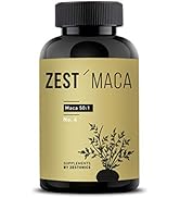 ZEST'MACA: 31.000mg pro Kapsel - 3,6 kg Maca pro Dose. Gelbes Maca hochdosiert im 50:1 Extrakt - ...