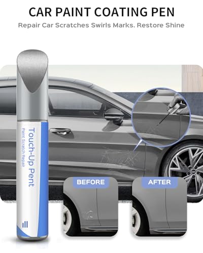 PARTS4EV LZ7G/L5 Florett Silver Metallic Touch Up Paint Compatible with Audi Exact Match Chips and Nicks Touch Up