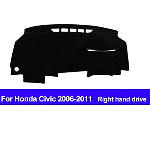 AUCD Car Dashboard Cover for Honda Civic 2006 2007 2008 2009 2010