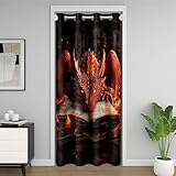 Polyvalent : nos rideaux de porte sont imprimés avec des couleurs vives et des images 3D claires sans décoloration. Il est parfait pour décorer votre chambre et protéger votre vie privée.