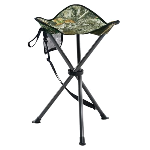 Portal Folding Camping Stool Portable Foldable Tripod Seat...