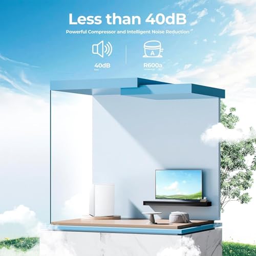 Image of Electactic 3.2 Cu.ft Small Freezer, Mini Upright Freezer with Adjustable Thermostat, Removable Shelves, Reversible Single Door, for Bedroom /Home /Dorms /Apartment (White)