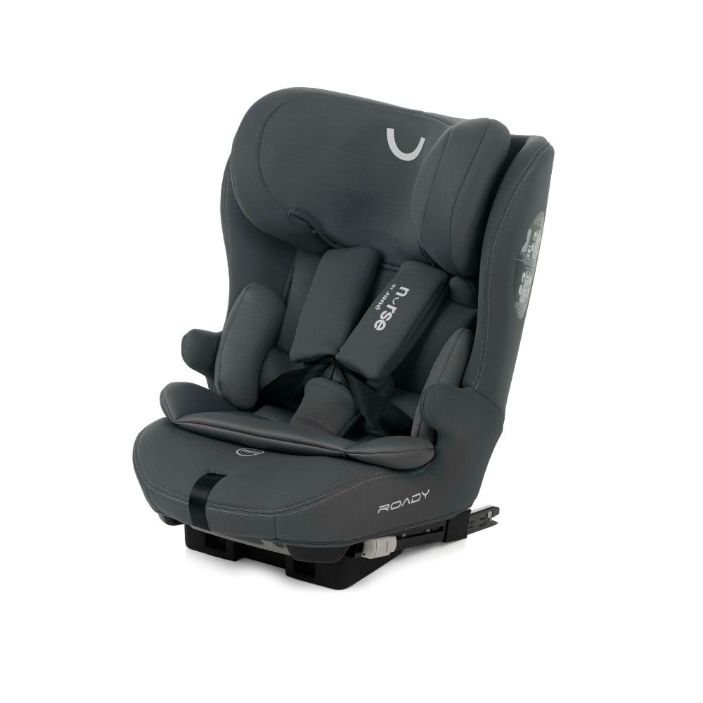 Nurse Roady i-Size Seggiolino auto da 76 a 150 cm, Isofix e Top Tether, evolutivo, faccia marcia