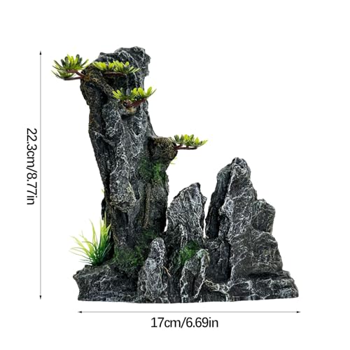 Roches d'aquarium réalistes à grand relief pour aquascaping - 6