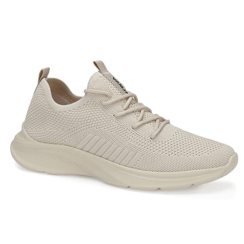 Image of VAMJAM Men's Running Shoes Fashion Sneakers - Lightweight Breathable Flying Knitting Lace Up Mesh Walking Shoes Workout Casual Sports Shoes